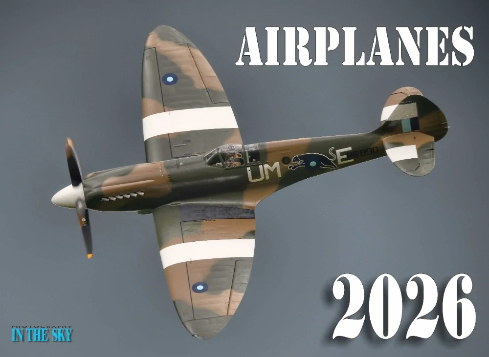 Kalendář nástěnný Letadla / 2026