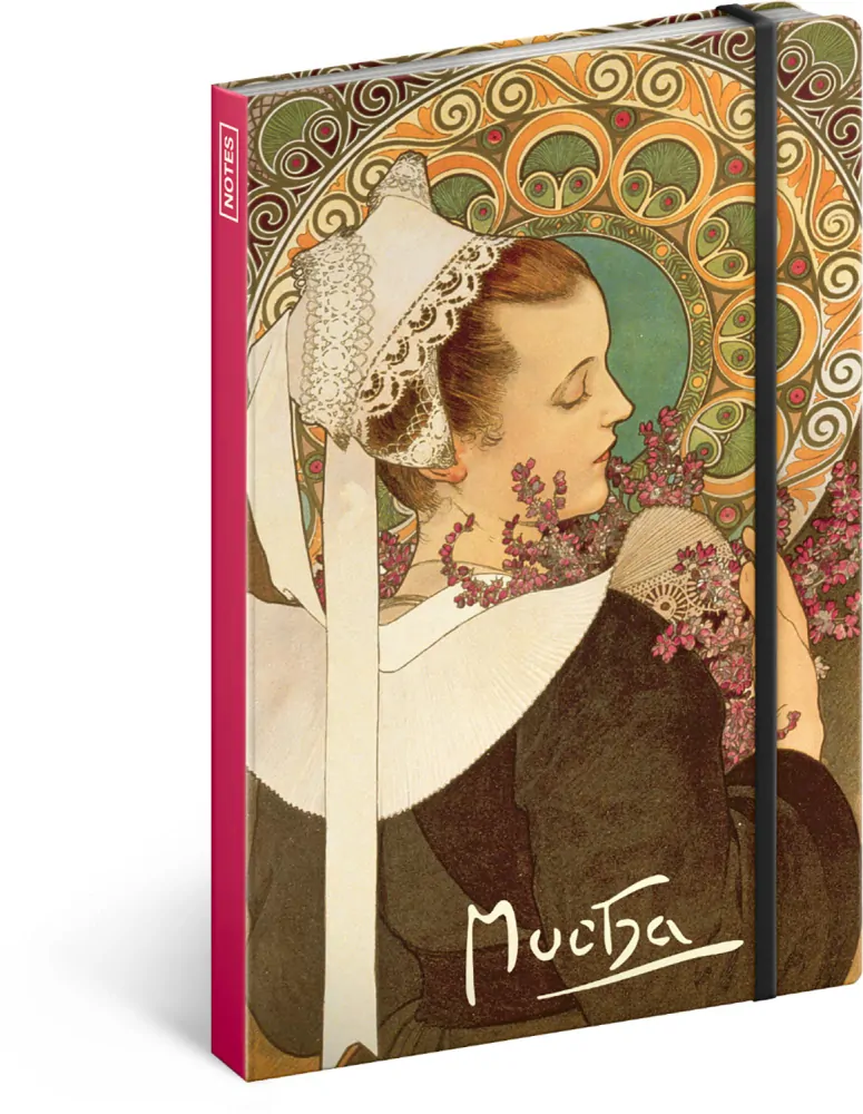 Notes čistý Alfons Mucha - Vřes