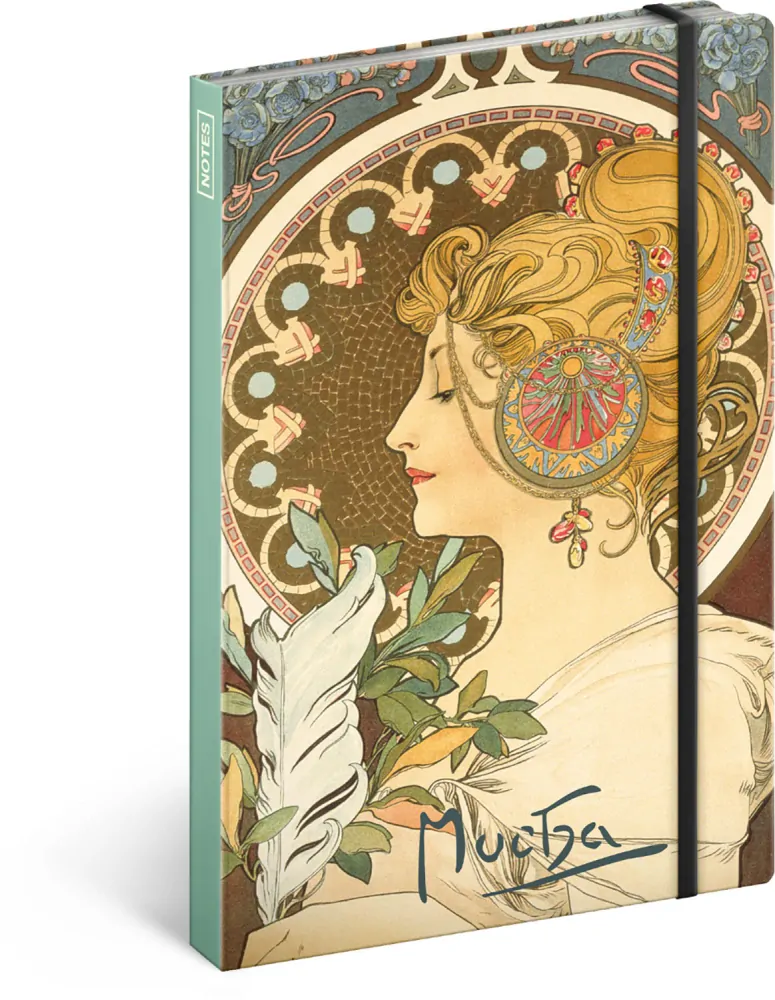Notes čistý Alfons Mucha - Pero