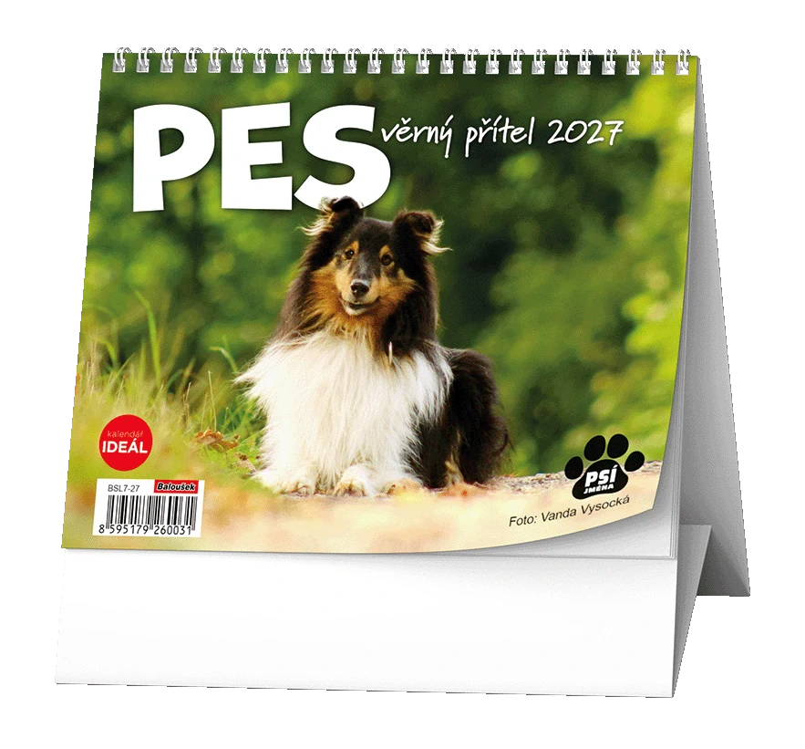 Kalendář stolní Pes - věrný přítel BSL7