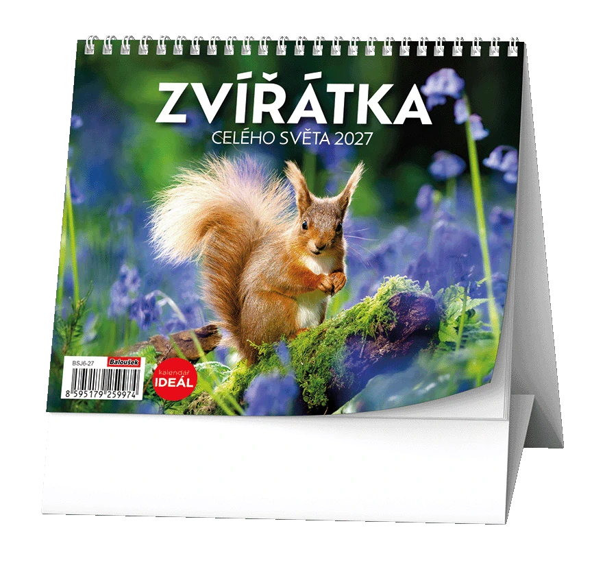 Kalendář stolní Zvířátka celého světa BSJ6