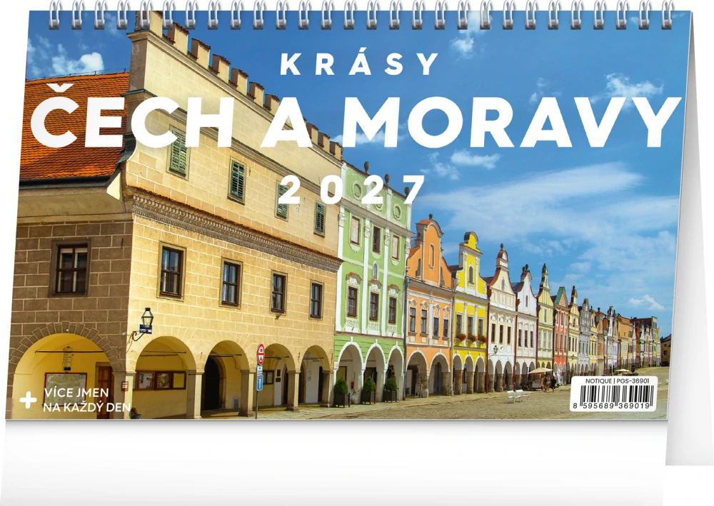 Kalendář stolní Krásy Čech a Moravy PGS-36901