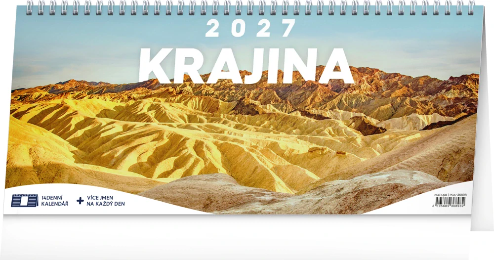 Kalendář stolní Krajina 14-denní PGS-36898