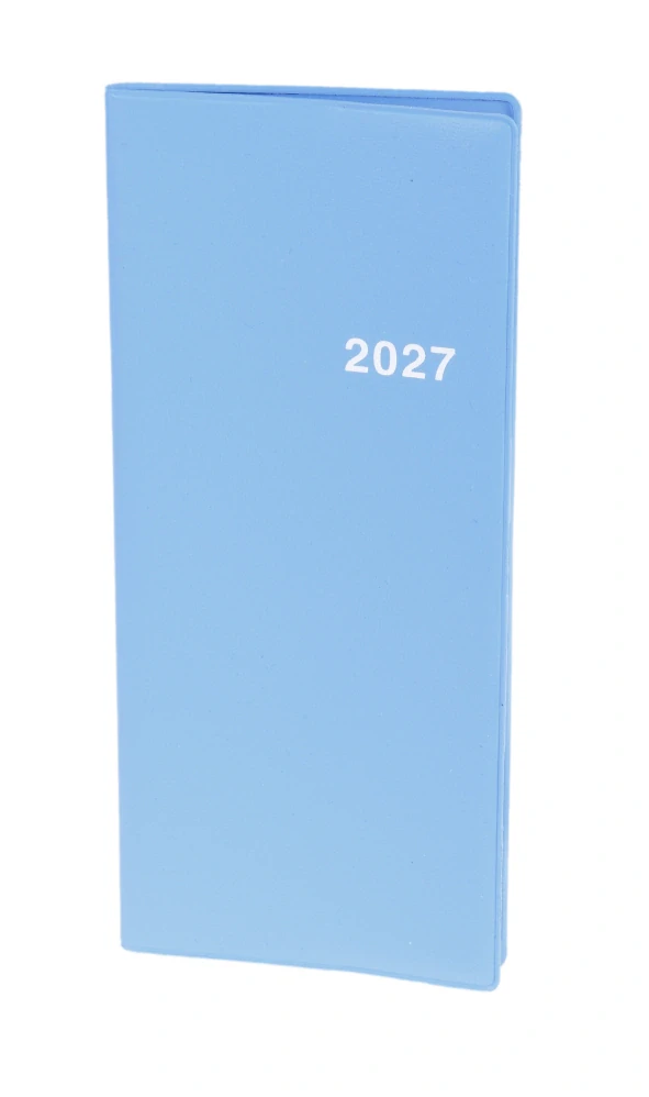 Plánovací záznamník 718 měsíční PVC bledě modré