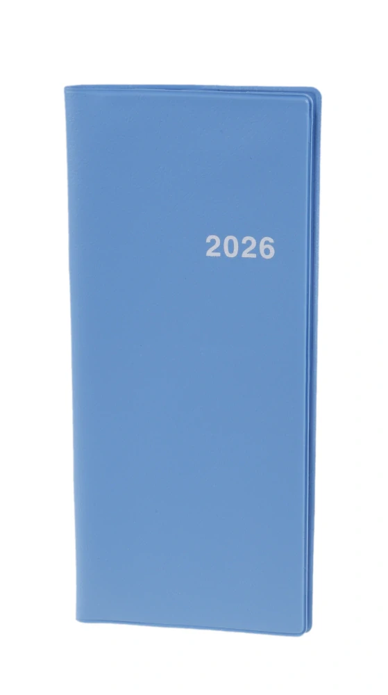 Plánovací záznamník 718 měsíční PVC bledě modré