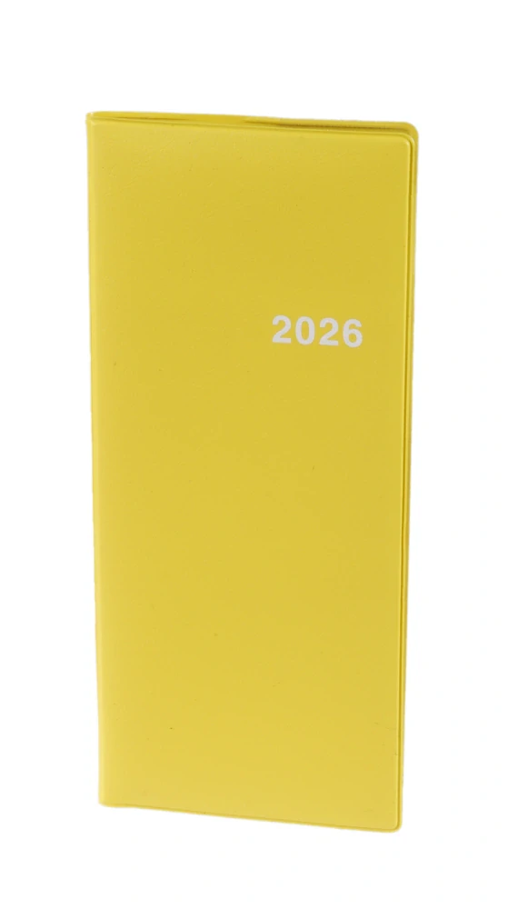 Plánovací záznamník 718 měsíční PVC žluté