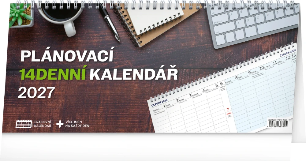 Kalendář stolní Plánovací 14-denní PGS-36884