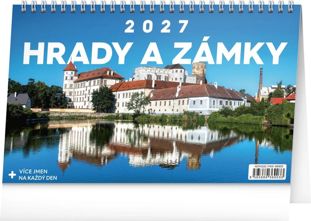 Kalendář stolní Hrady a zámky PGS-36903
