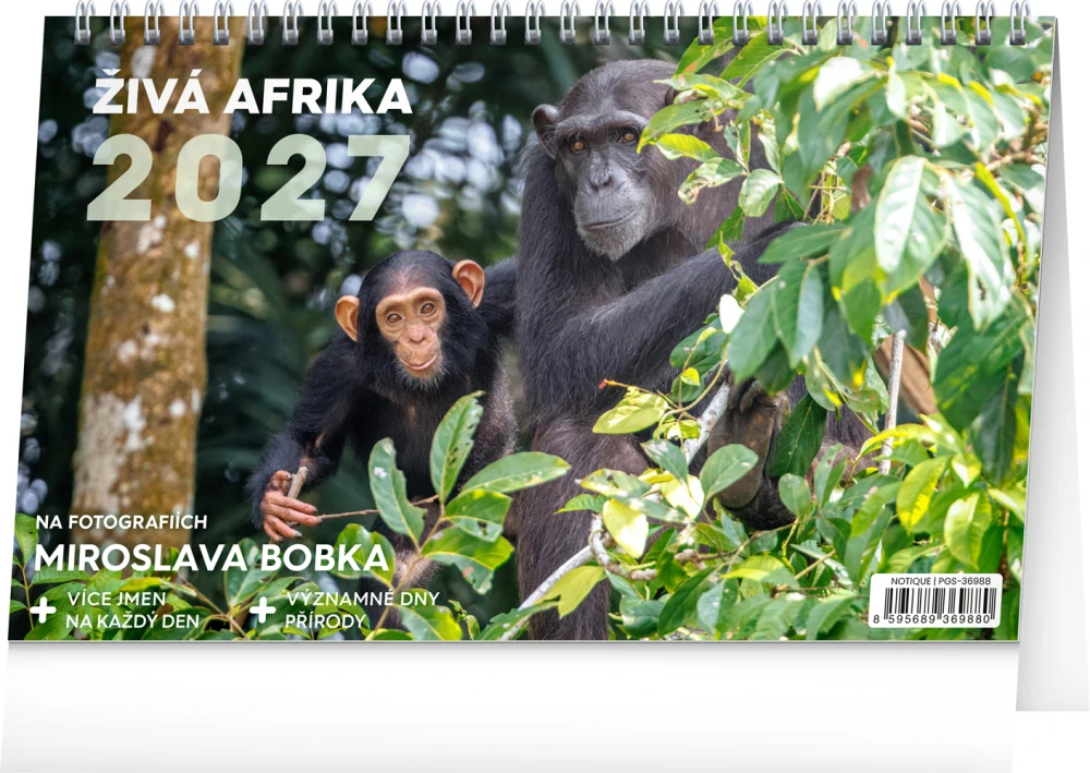 Kalendář stolní Živá Afrika PGS-36988