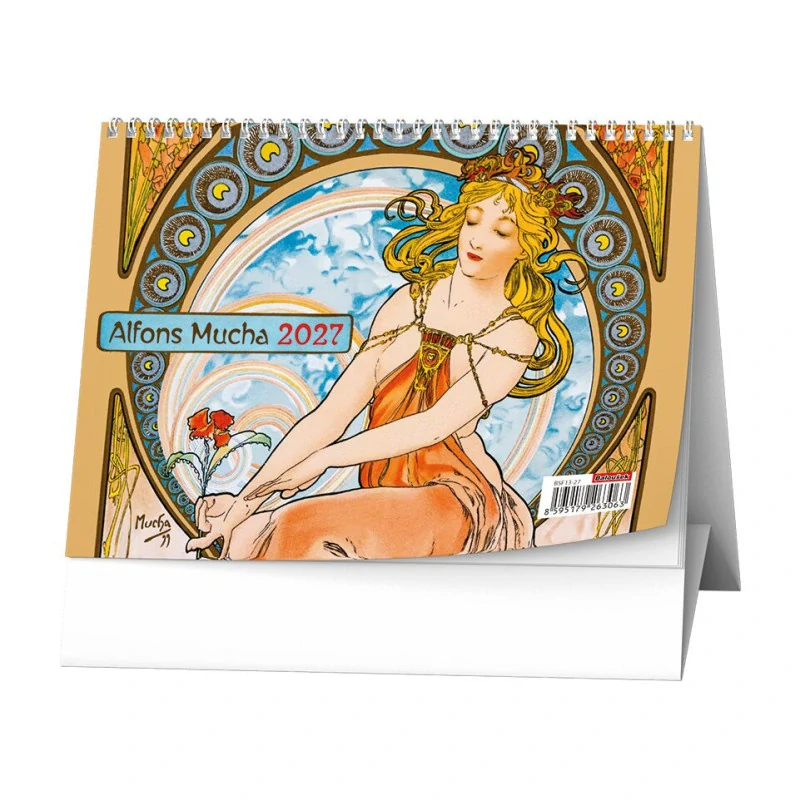 Kalendář stolní Alfons Mucha BSF13