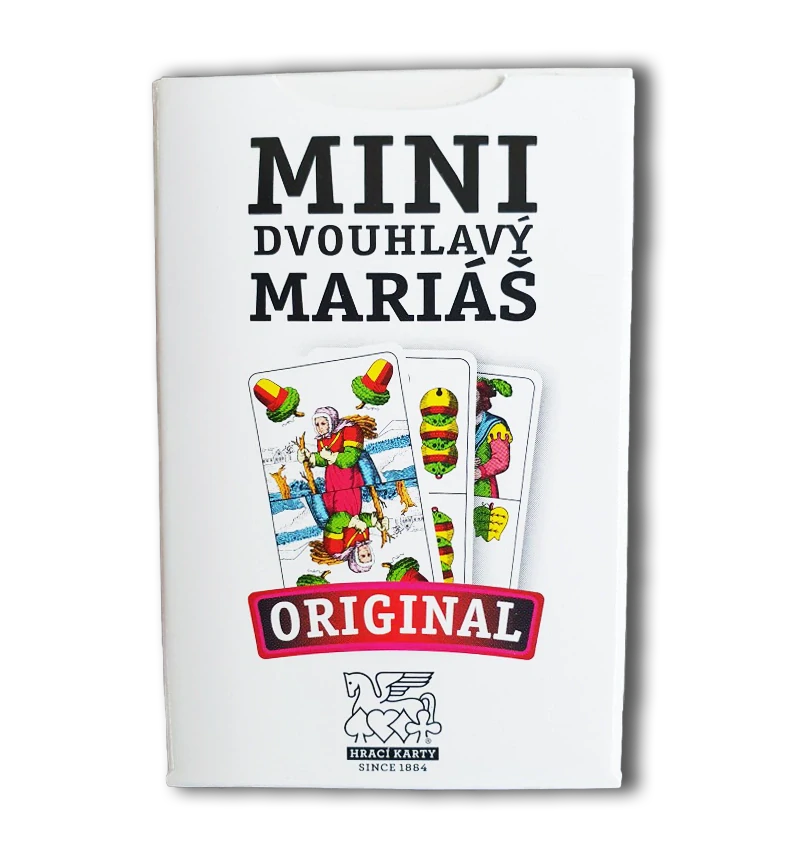 Mariáš dvouhlavý mini - papírová krabička