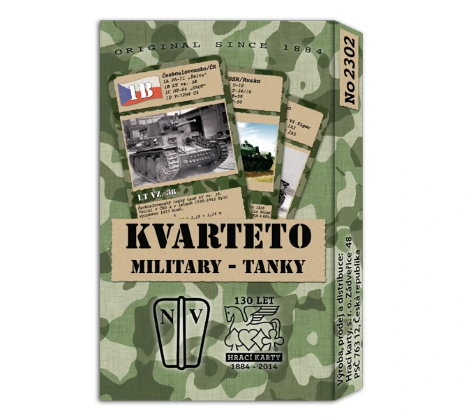 Kvarteto - Military Tanky - papírová krabička