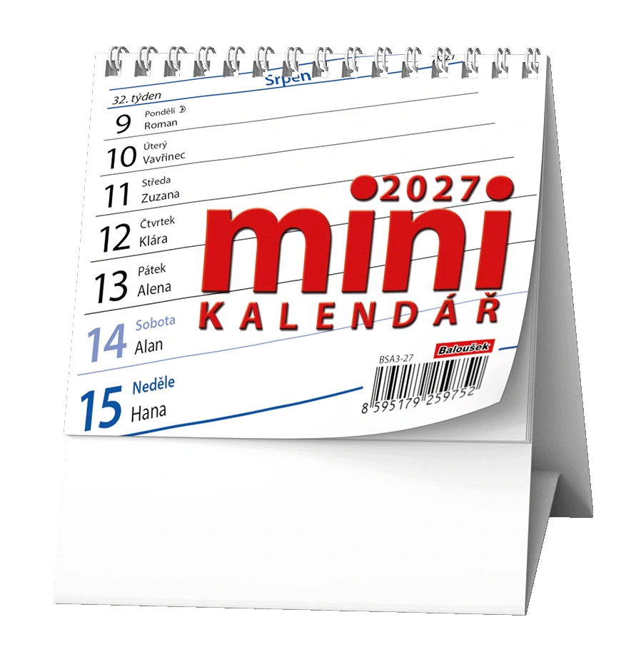 Kalendář stolní MINI BSA3