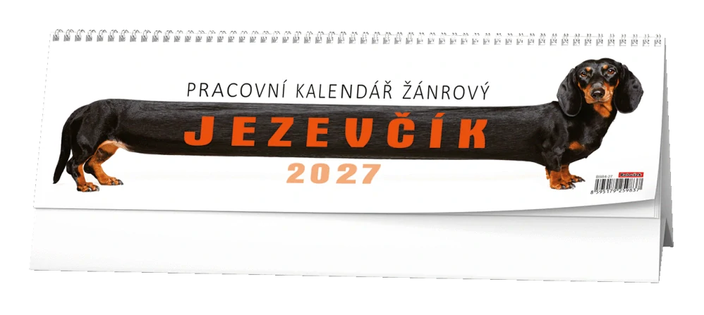 Kalendář stolní Jezevčík - pracovní žánrový BSB4
