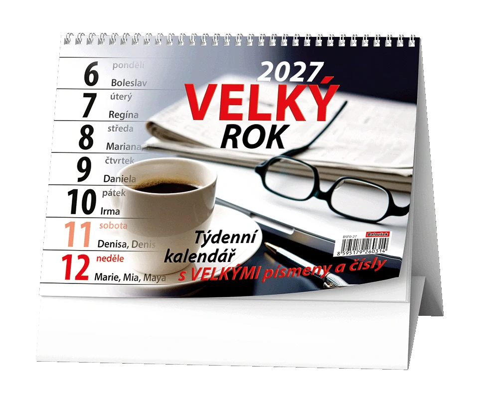 Kalendář stolní Velký rok BSF0
