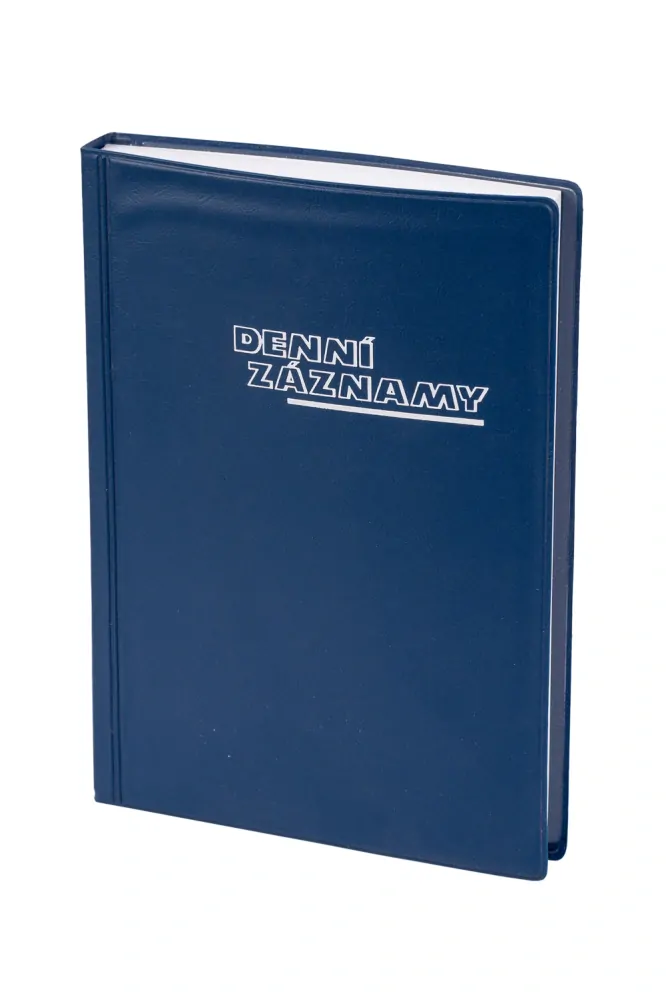 Denní záznamy A5 PVC modré