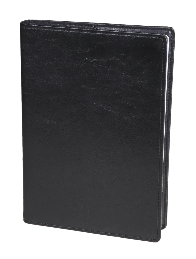 Diář denní A5 Pocket - koženka s klopami a kapsami