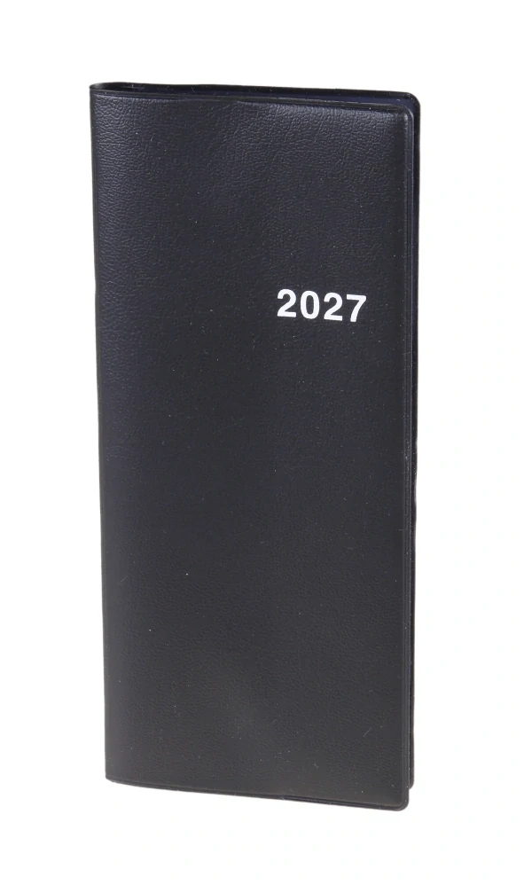 Plánovací záznamník 718 měsíční PVC černé
