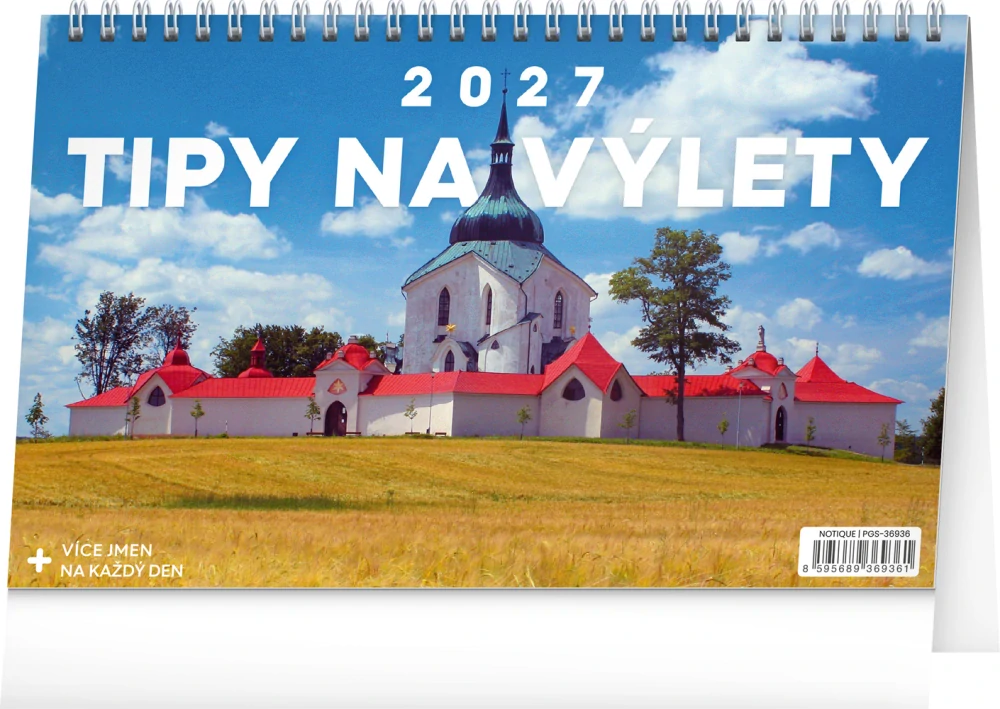 Kalendář stolní Tipy na výlety PGS-36936