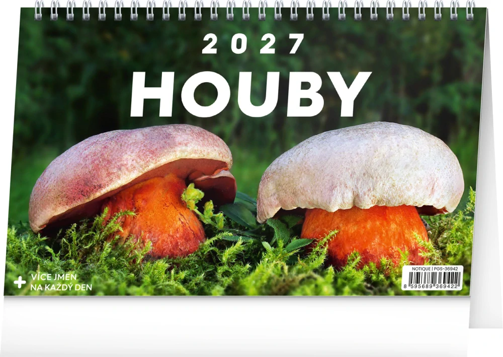 Kalendář stolní Houby PGS-36942