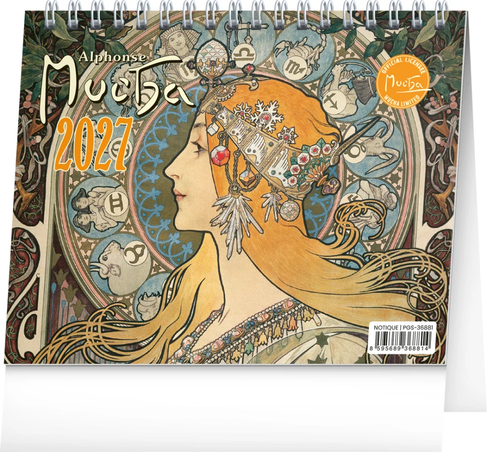 Kalendář stolní Alfons Mucha PGS-36881