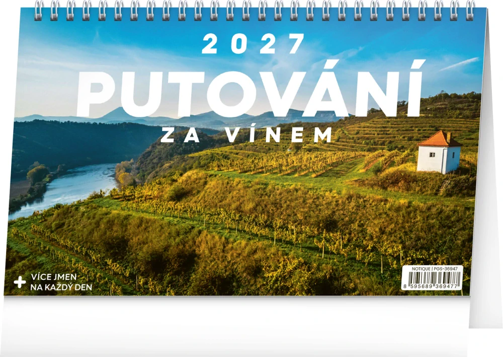 Kalendář stolní Putování za vínem PGS-36947