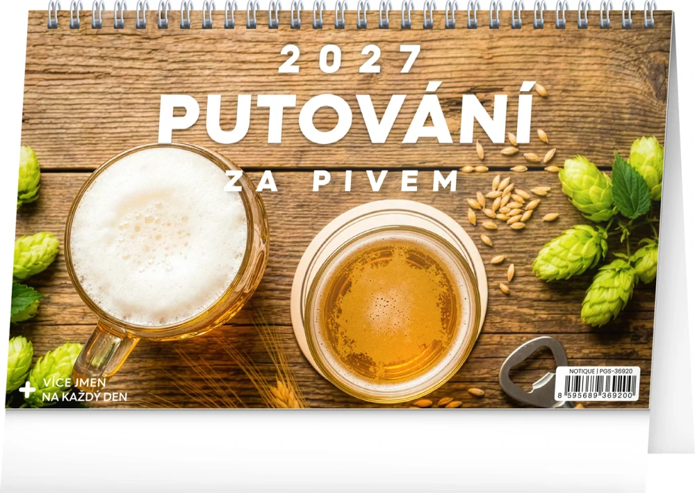 Kalendář stolní Putování za pivem PGS-36920