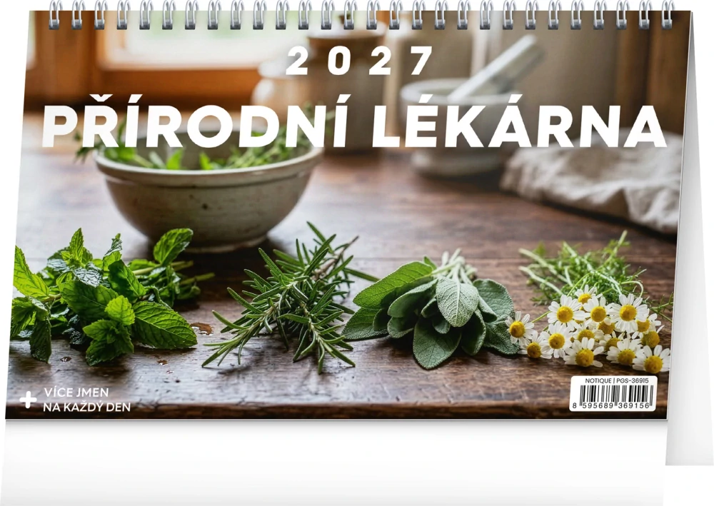 Kalendář stolní Přírodní lékárna PGS-36915