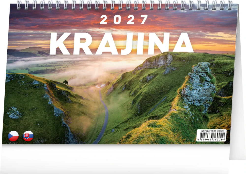 Kalendář stolní Krajina PGS-36908
