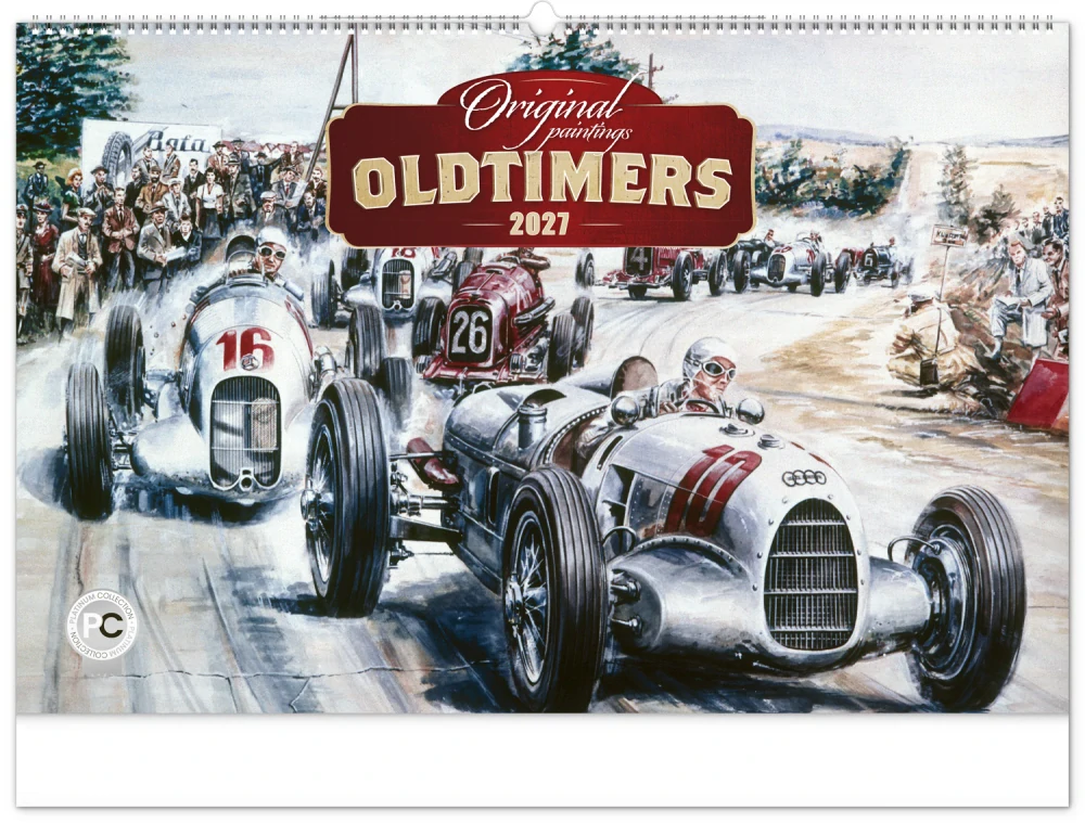 Kalendář nástěnný Oldtimers PGN-36368