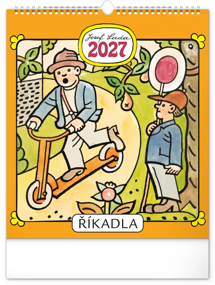 Kalendář nástěnný Josef Lada / Říkadla PGN-35744