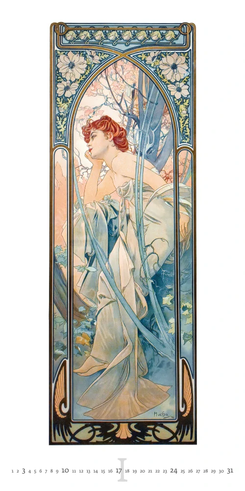 Kalendář nástěnný Alfons Mucha N251