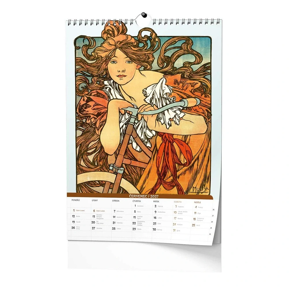 Kalendář nástěnný Alfons Mucha BNF13