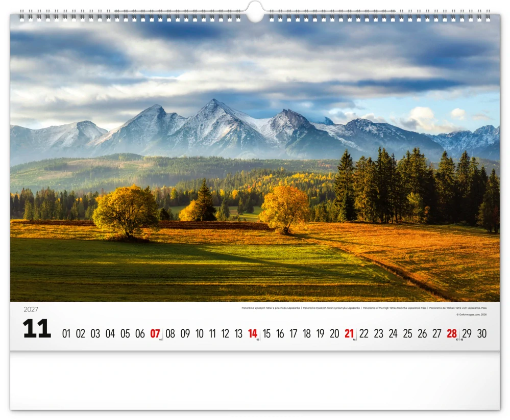 Kalendář nástěnný Magické Tatry PGN-36847
