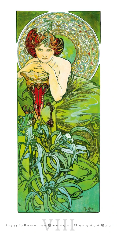 Kalendář nástěnný Alfons Mucha N251