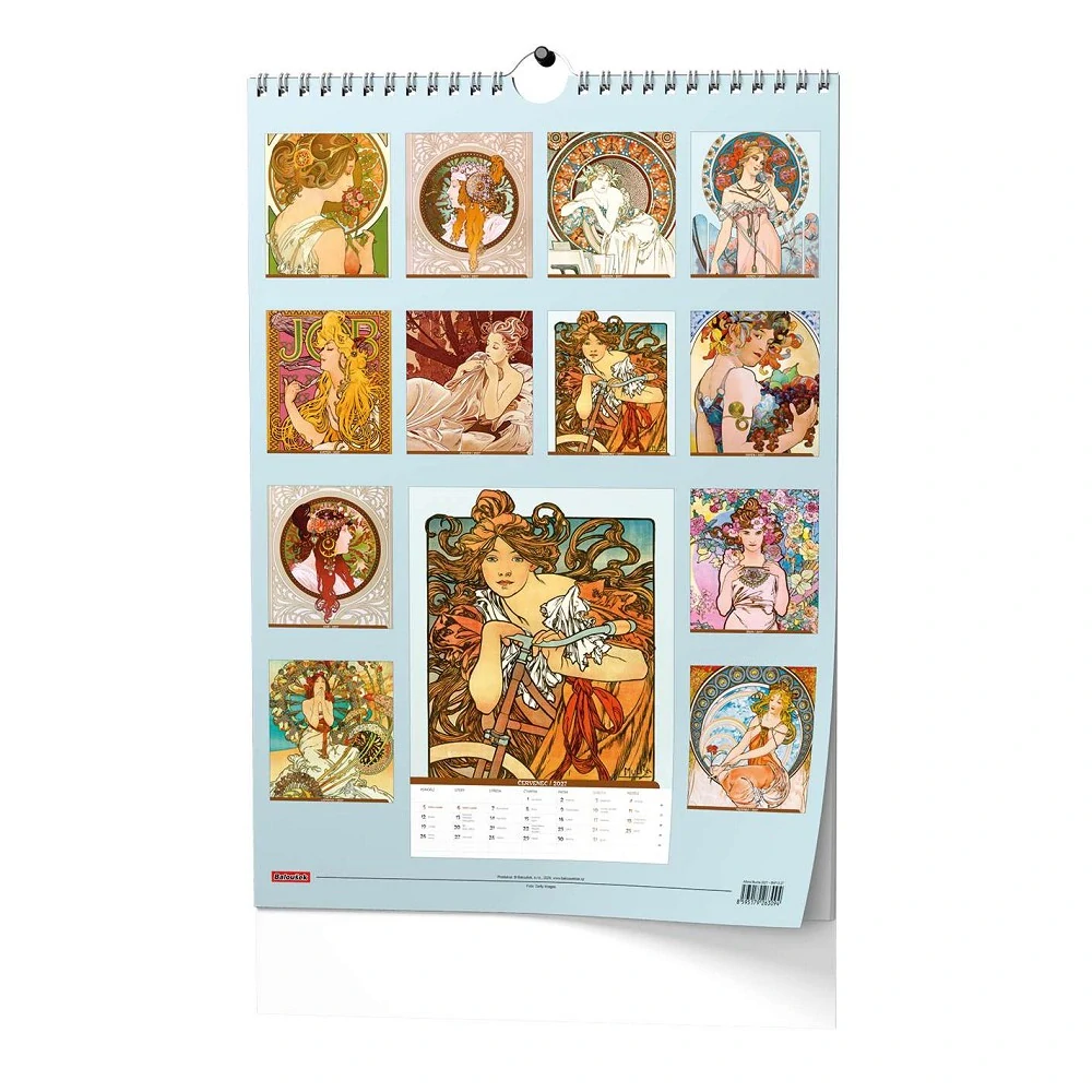 Kalendář nástěnný Alfons Mucha BNF13