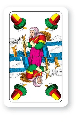 Mariáš dvouhlavý mini - papírová krabička