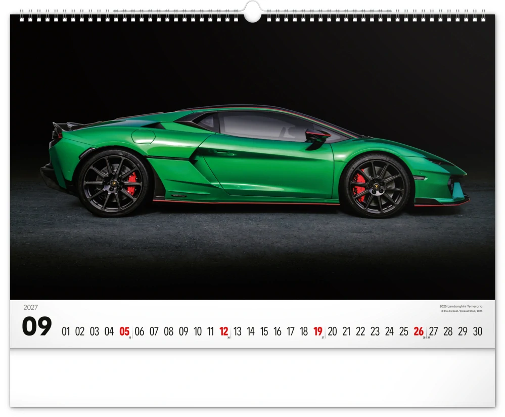 Kalendář nástěnný Sports Cars PGN-36369