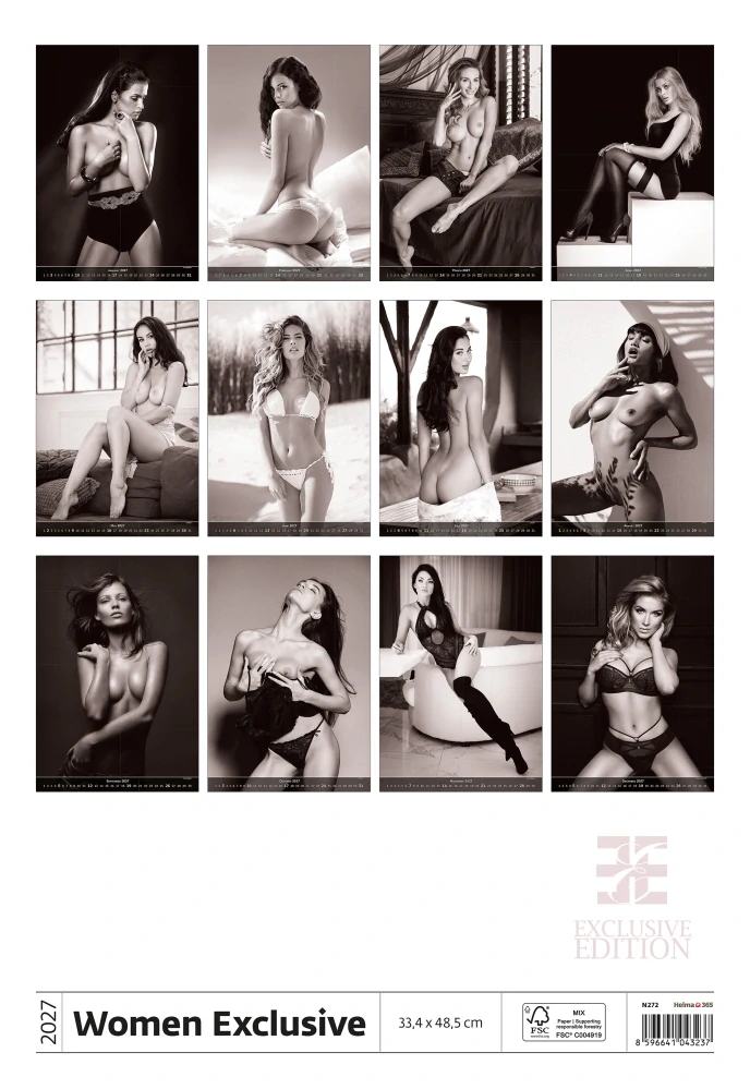 Kalendář nástěnný Women Exclusive N272