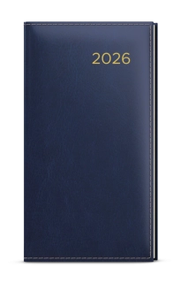 Diář týdenní kapesní Premier modrý - blok Jakub / 2026