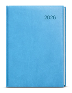 Diář týdenní A5 Vivella světle modrá - blok Oskar / 2026