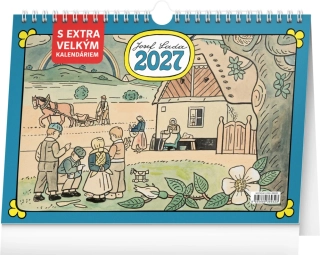 Kalendář stolní a nástěnný S extra velkým kalendáriem PGS-36932