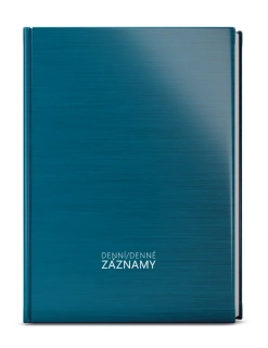 Denní záznamy A5 Lamino tyrkys