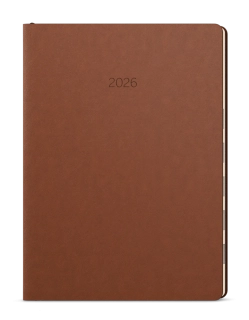 Diář denní B5 Maxim hnědý - blok Maxim / 2026