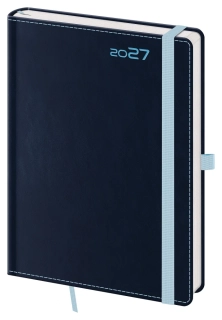Diář denní A5 Double Blue