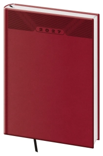 Diář týdenní A5 Print Classic anglický červený