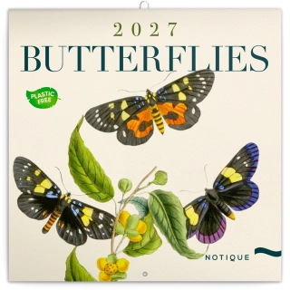 Kalendář nástěnný Motýli PGP-36980