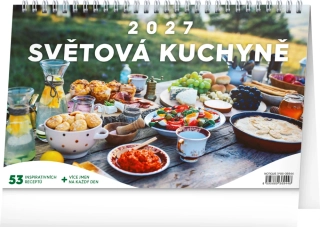 Kalendář stolní Světová kuchyně PGS-36944