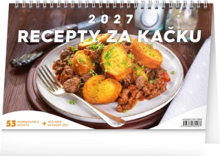 Kalendář stolní Recepty za kačku PGS-36918
