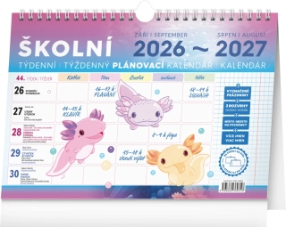 Kalendář stolní a nástěnný Školní plánovací PGS-36931